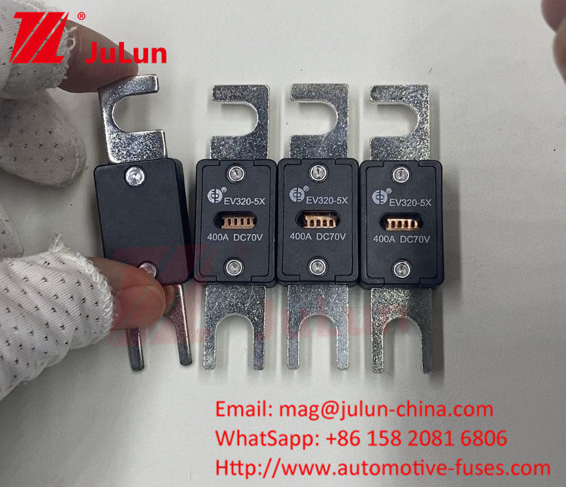 EV320 100A 200A 225A 250A 300A 350A 500A 70VDC ブロー 10KA/20KA 電気自動車の充電のための断片容量シューズ