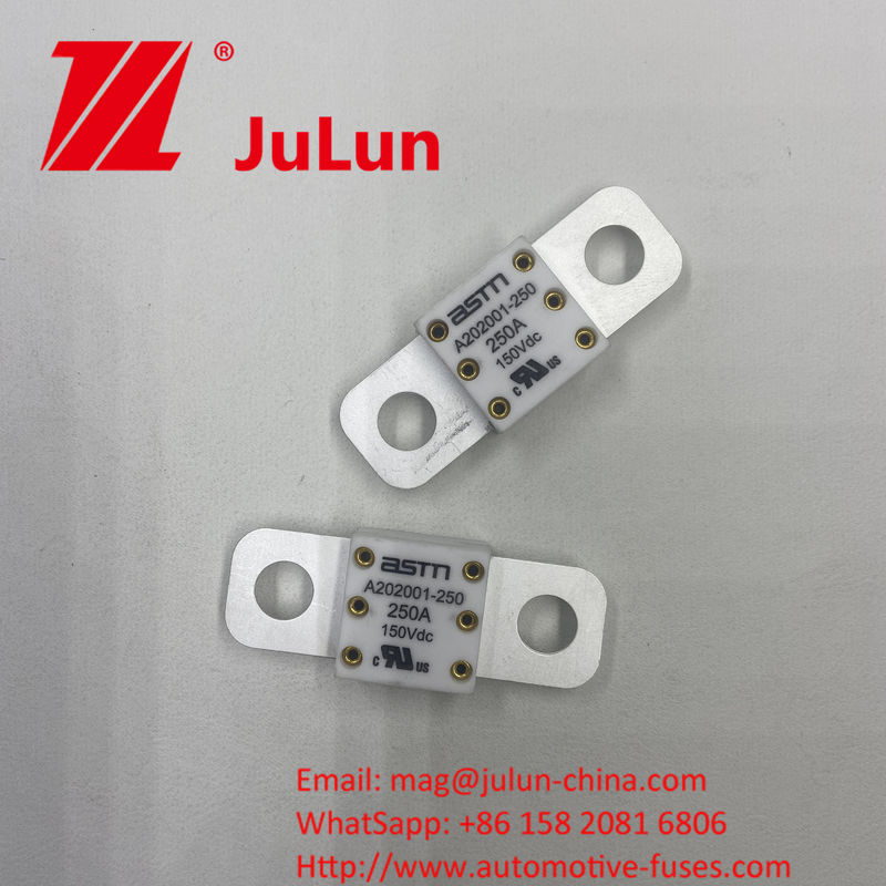 300A 150VDC A202001 スクロールボルト 設置方法 設置が簡単 20*55mm セラミック自動車ファイューズ 推奨緊密なトルク 11-13N·m