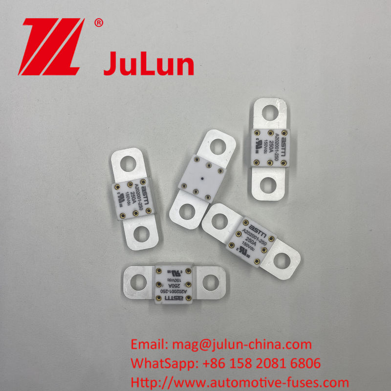 電気特性 ASTM A202001 300A 150VDC 重用機器用セラミック自動車ファイューズ
