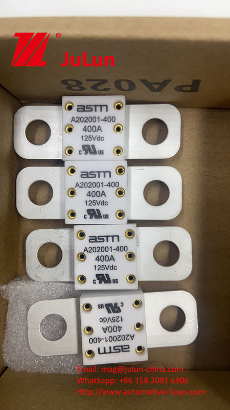 150VDC 500A A202001 ASTM 格付け 自動車用エネルギー貯蔵電池のセラミック用車両ファイューズ
