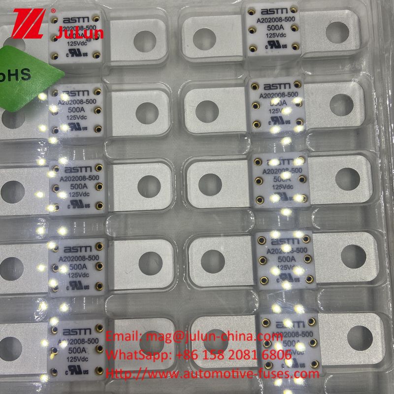 125VDC A202008 350A 125VDC ASTM 定電圧 電気自動車の牽引システム用のセラミックカーファイューズ
