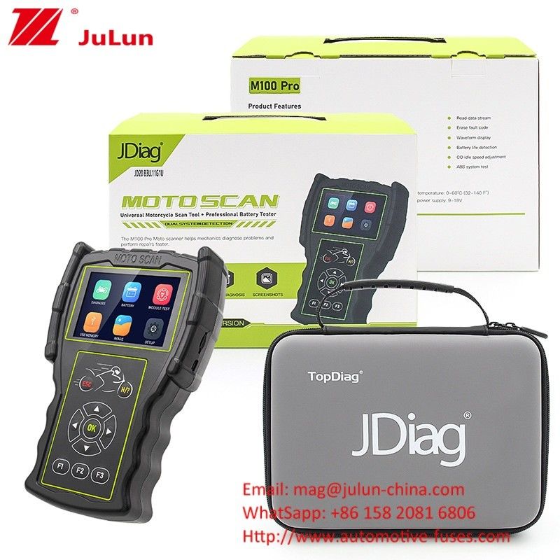 モーターサイクルの検出器 OBD 障害診断器 JDiag M100 Pro モータースキャナー Ecu