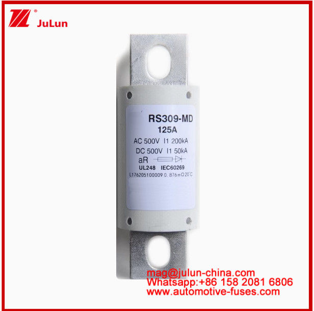 RS309-MD-125A セラミックオートフューズ 500VAC200KA 500VDC 50KA AR DC パフォーマンス チューブル型自動車ボルト接続構造