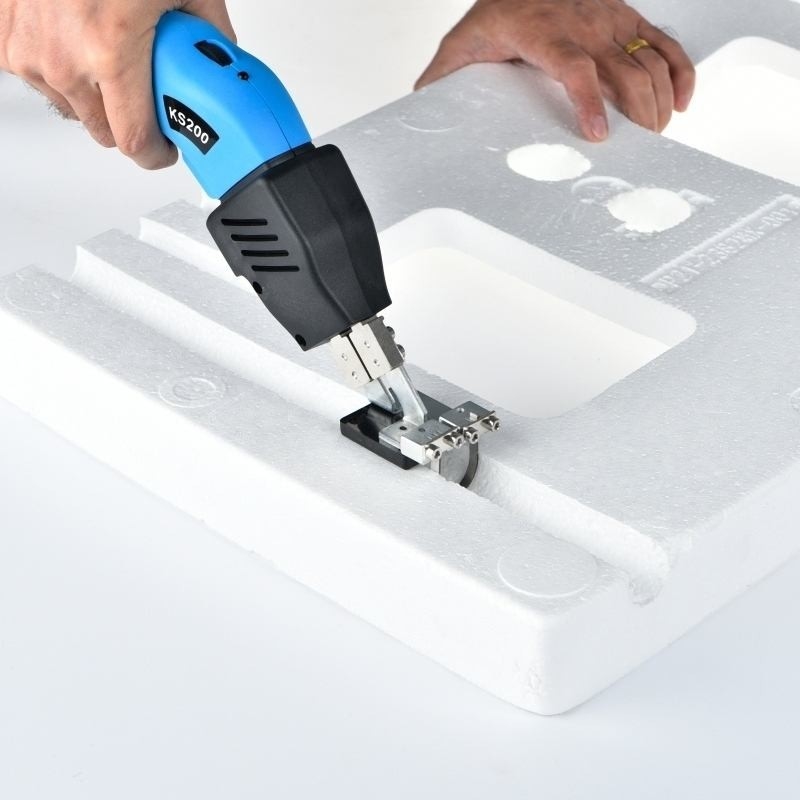 スポンジ 泡切断器 ナイフ 空気冷却 電源 家庭用 ハンドホルダー DIY 熱熱 150W 220V EUプラグ 電動 切断 溝 EVA