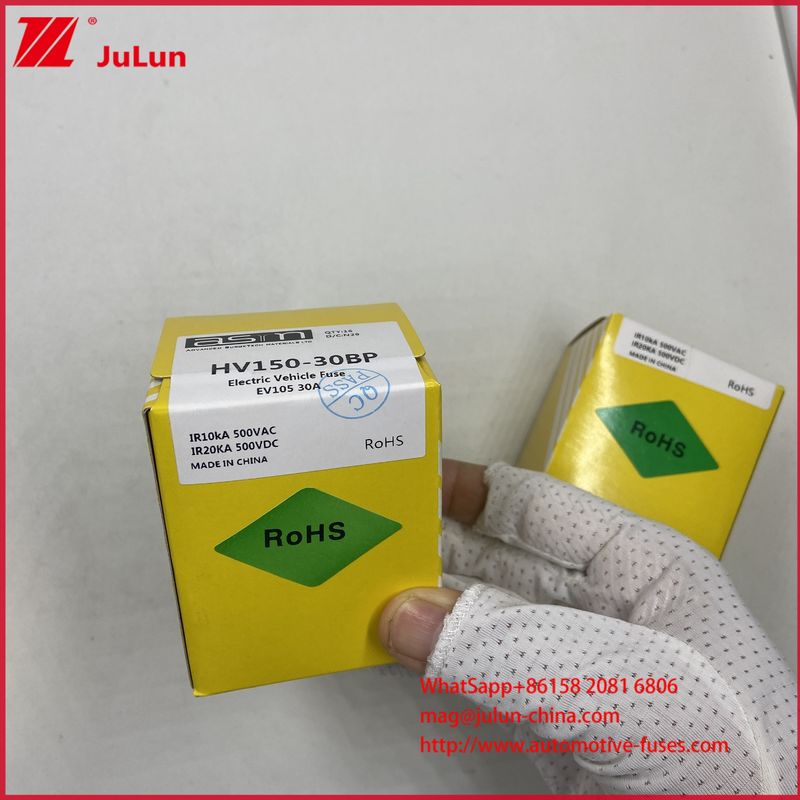 HV150 FUSE 32BP 30A DC500V ボルト トゥビュラー 電動車両 自動車 バッテリー 充電器