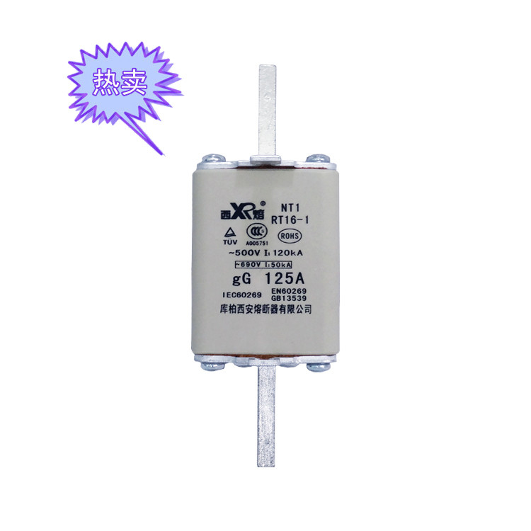 速い低電圧のヒューズの保険ワイヤー中心500Vの陶磁器のひびNT1を溶かすKuberi