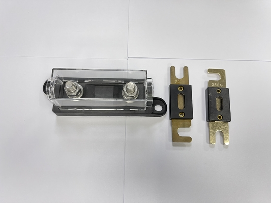 ANLの車の可聴周波ヒューズのホールダーPA66の真鍮のTin Platingの大きい流れのプラグ