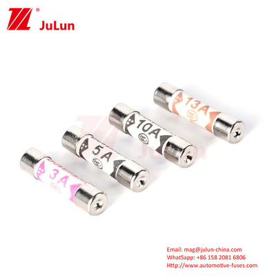 BUSSMANN BS1362 イギリス セラミック自動車ファイューズ 6*25mm 3A 5A 7A 10A 13A 20A 安全規則