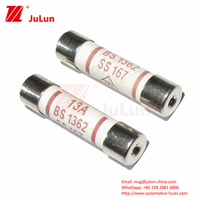 電力 BS1362 B6*25mm 電気電流のためのセラミック車両ファイューズ 3A 5A 7A 10A 13A 20A