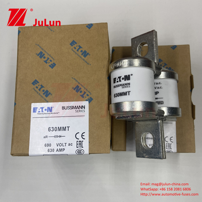 BUSSMANN 630MMT 690V 630A セラミック 銅 ツイン フラット プレート ボルト タイプ 自動車 フューズ BY BUSSMANN