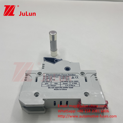1000V DC 太陽光発電インバーター フューズ RT18シリーズ 10x38 3P DINレール搭載 32A フューズ容量 1500V
