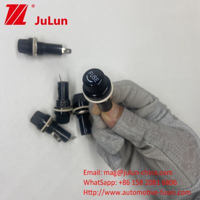 6x30 6x32mm パネル 搭載 車用フューズホルダー バヨネット タイプ 10A 20A 250V PCB フューズブロックベース