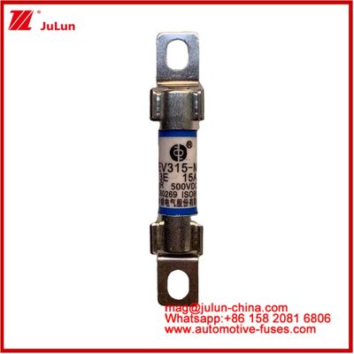 EV エネルギー 10*38mm 管状ファイューズ EV315-M 3E 15A 500VDC 電動自動車用 ボルト設置 JASO D622 規格を満たす