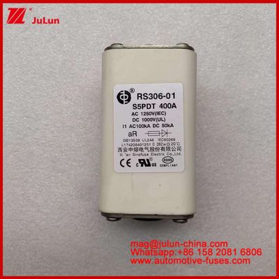 400A AC1250V IEC 100KA DC1000V UL AR セラミック・スクエア 自動車・シューズ 電気自動車・自動車用回路保護