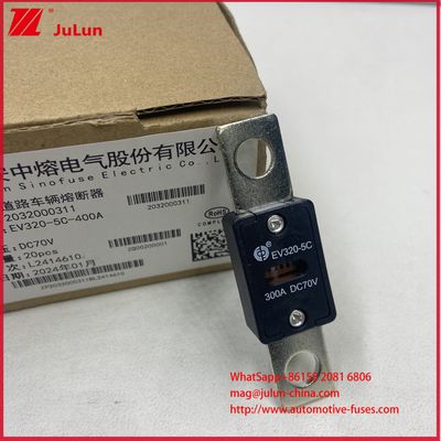 EV320-5C 5X 300A 125A DC70V 電気自動車用ファイューズ ヨーロッパにおける電力アプリケーションとソリューション