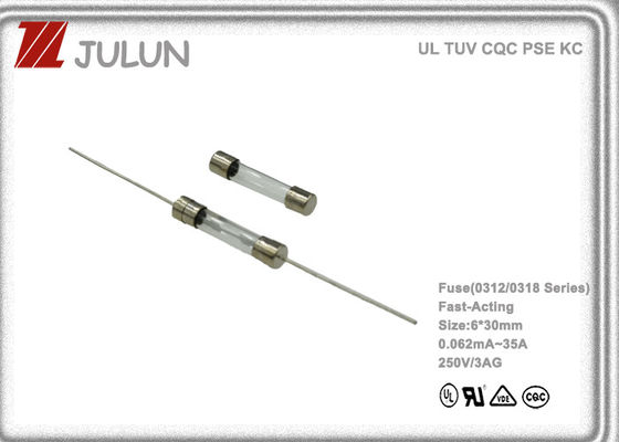 陶磁器の管が付いている50mA 0.05A 250V 5*20mmの速い代理のヒューズ